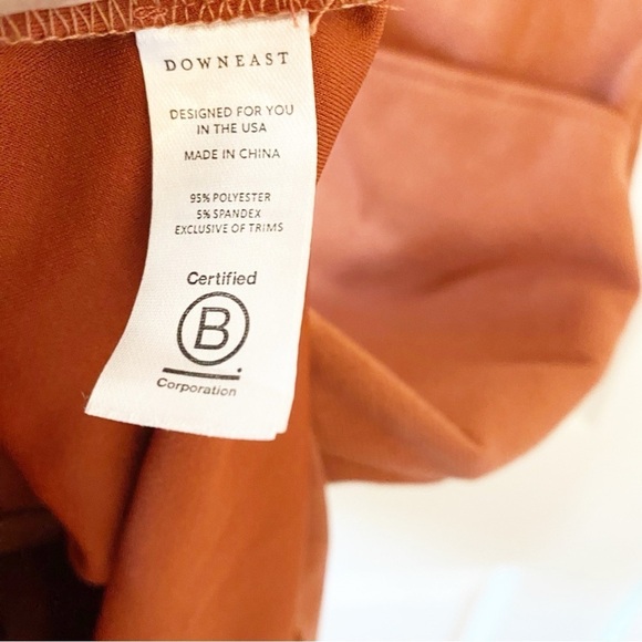 DOWNEAST Button Front Puff Sleeve Midi Dress - Picture 6 of 9